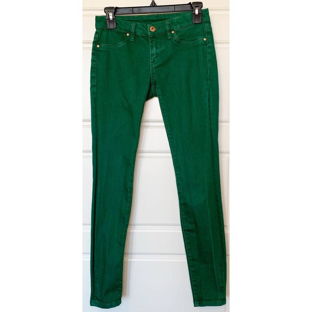 Blank NYC Green Skinny Jeans